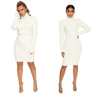 Seein’ Knit My Way Ribbed Dress